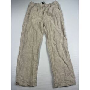 Los Angeles atelier & other stories linen Wide Leg Pants‎ Beige Relaxed 6